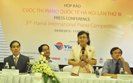 Khai mạc Cuộc thi Piano quốc tế lần thứ III 2015